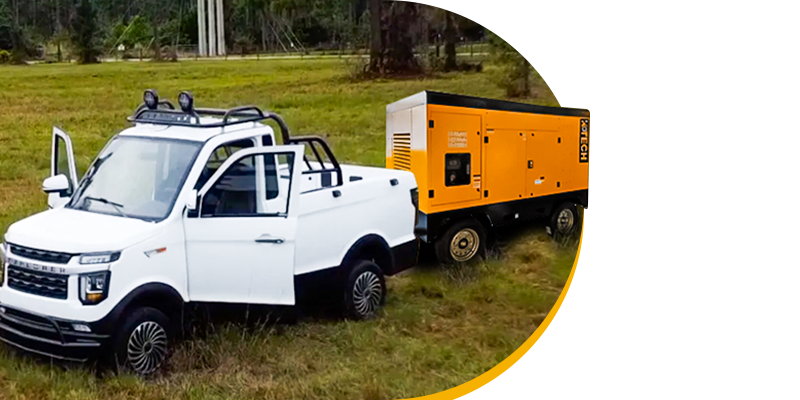 KOTECH KEP series Motorised Air Compressor is Portable