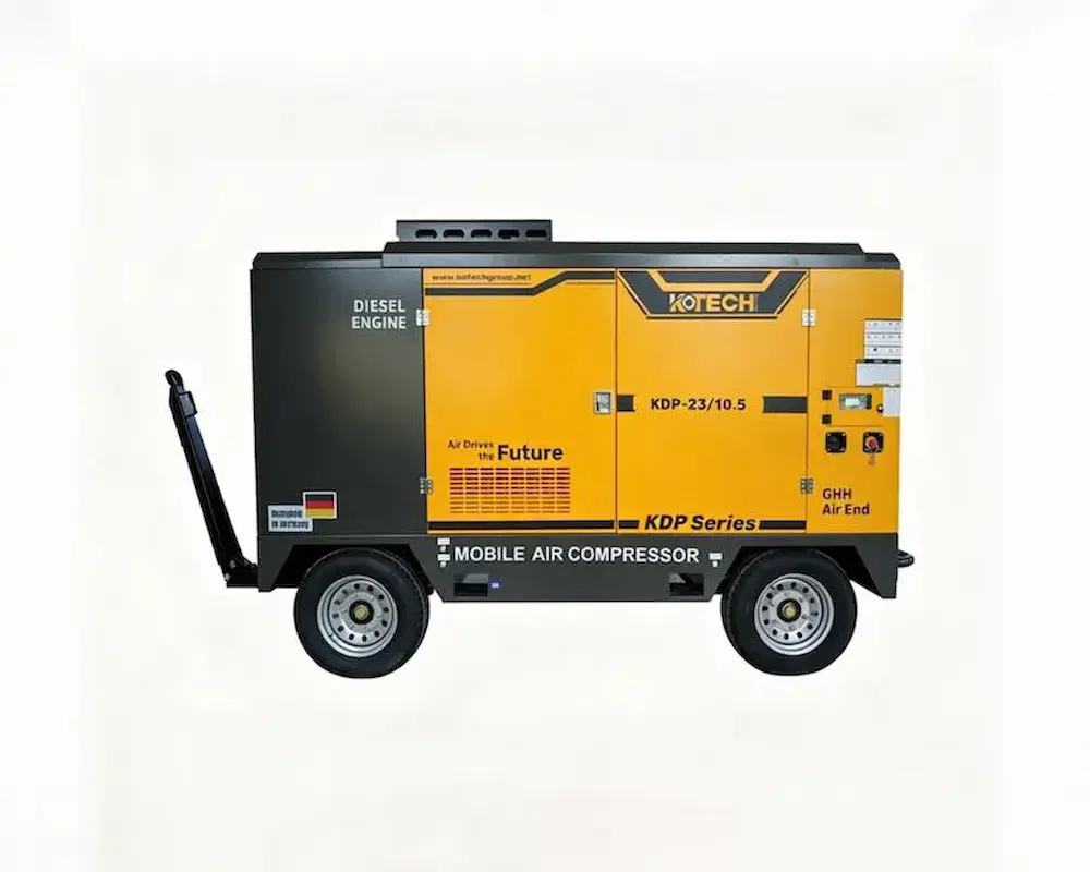 Large Diesel Mobile Air Compressor3 (2) KDP Pace Series Diesel Mobile Air Compressor