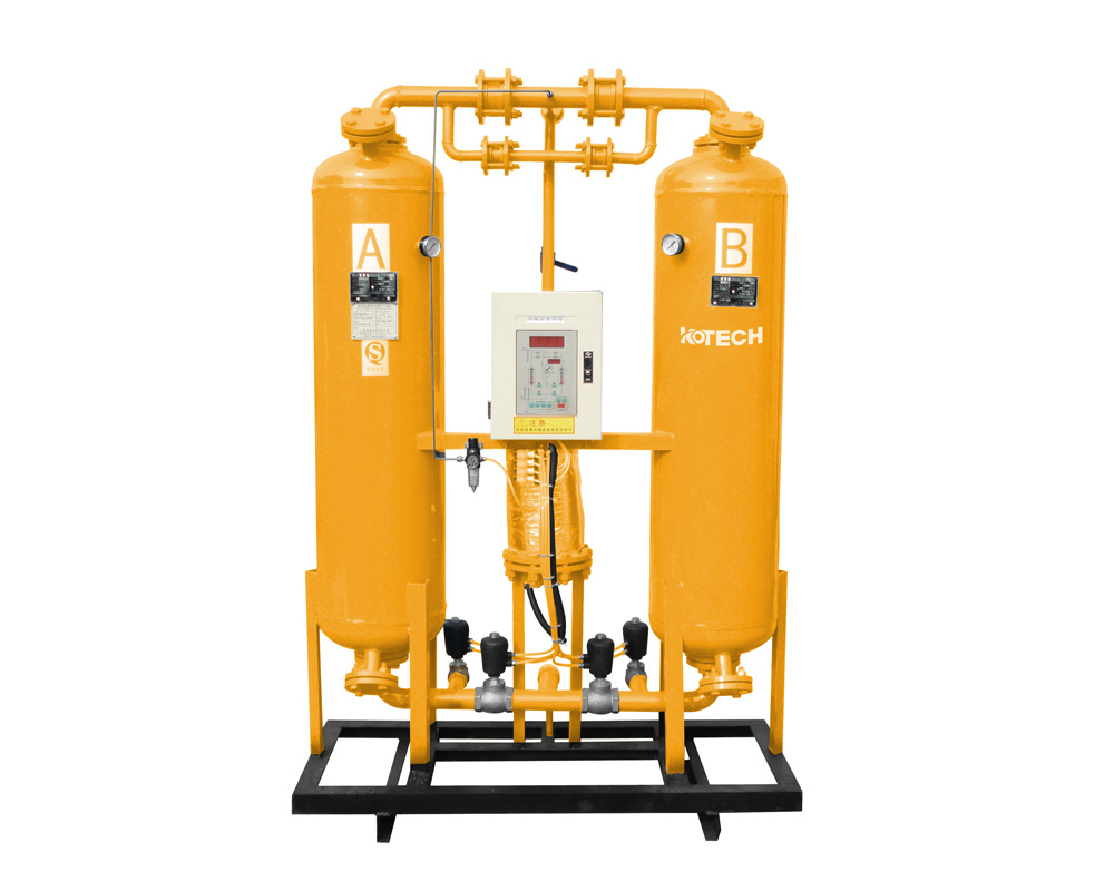 Externally Heated Purge Desiccant Compress Air Dryer