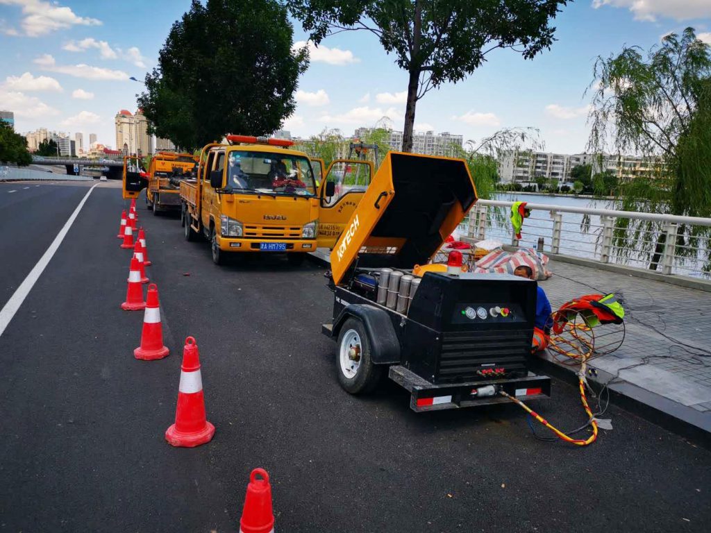diesel portable air compressor for Municipal Engineering