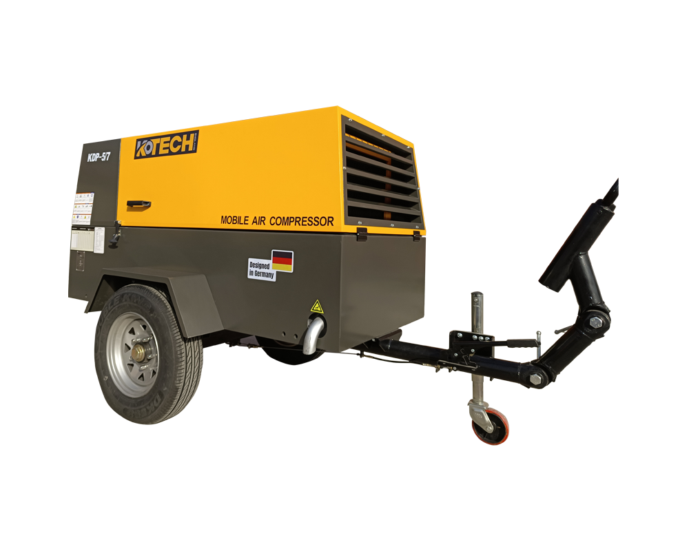 kotech kdp series diesel air compressor 5/7