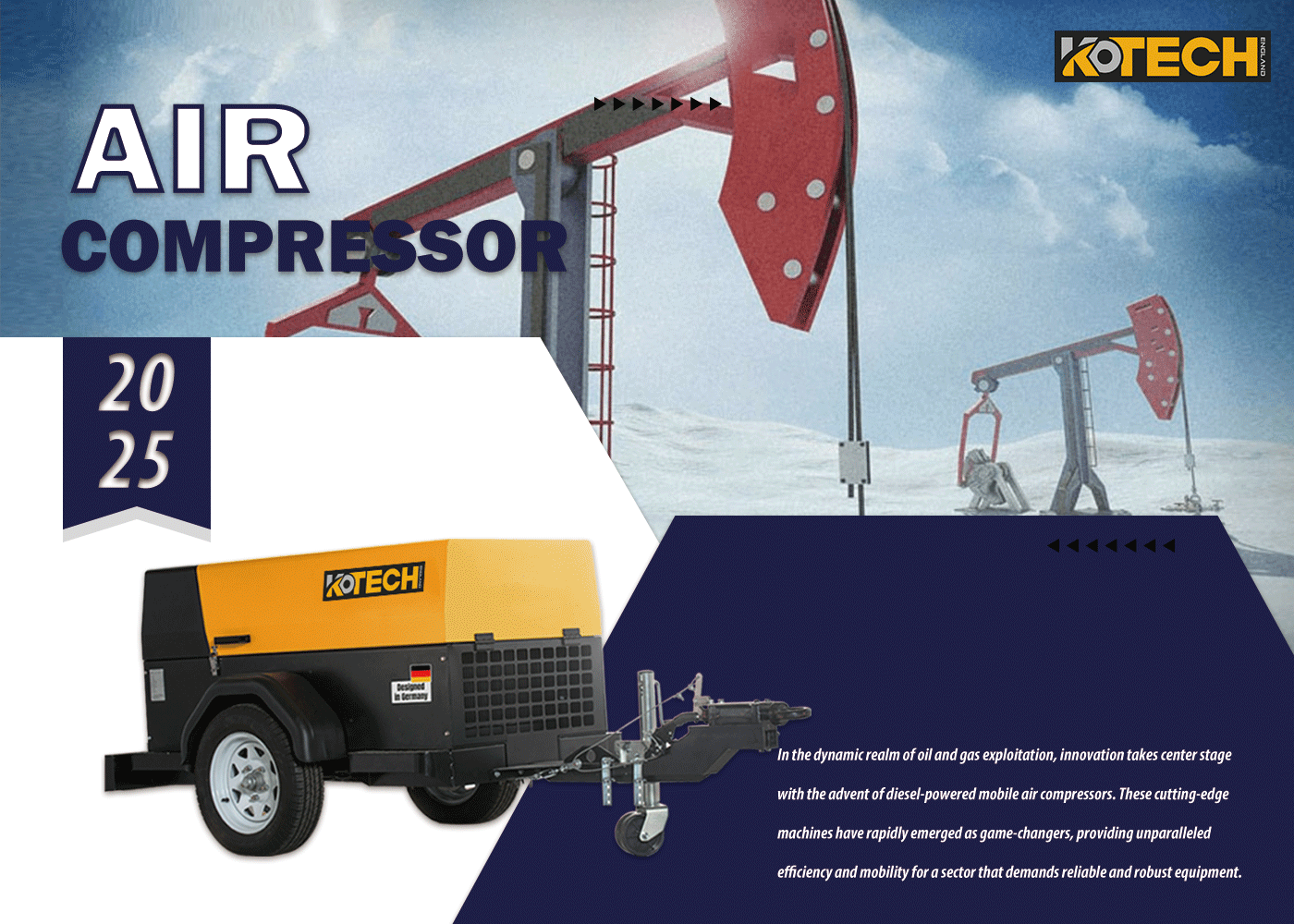 Diesel-Powered-Mobile-Air-Compressorfor oil and gas exploitation