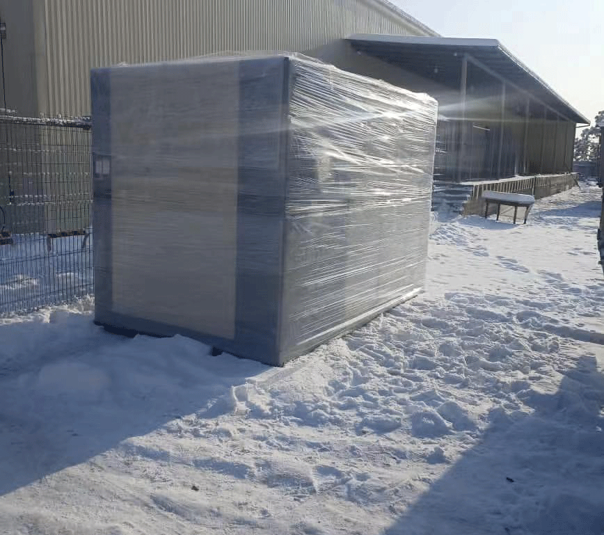 250kw oil-free air compressor delivery site