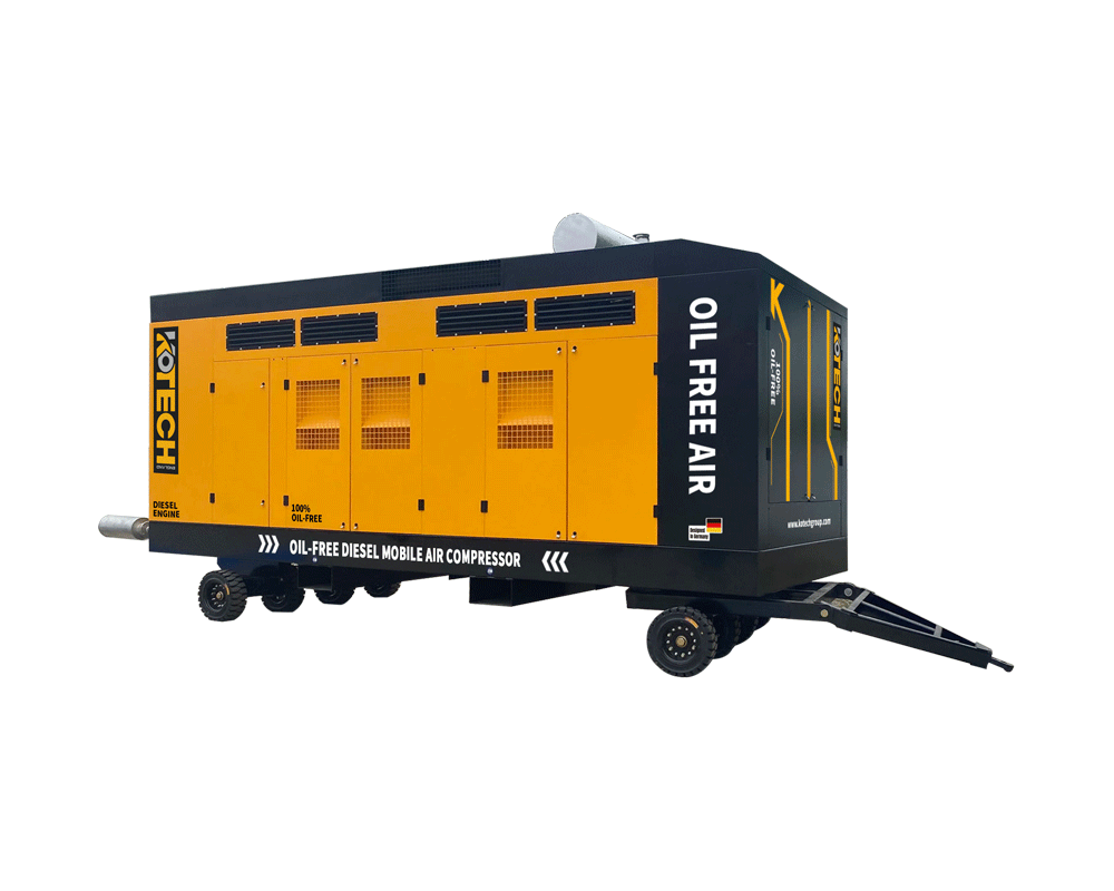 KDP Series Diesel Portable Air Compressor