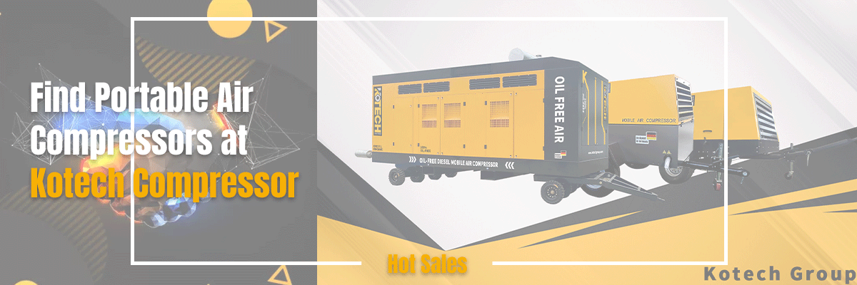 Find Portable Air Compressors at Kotech Compressor 