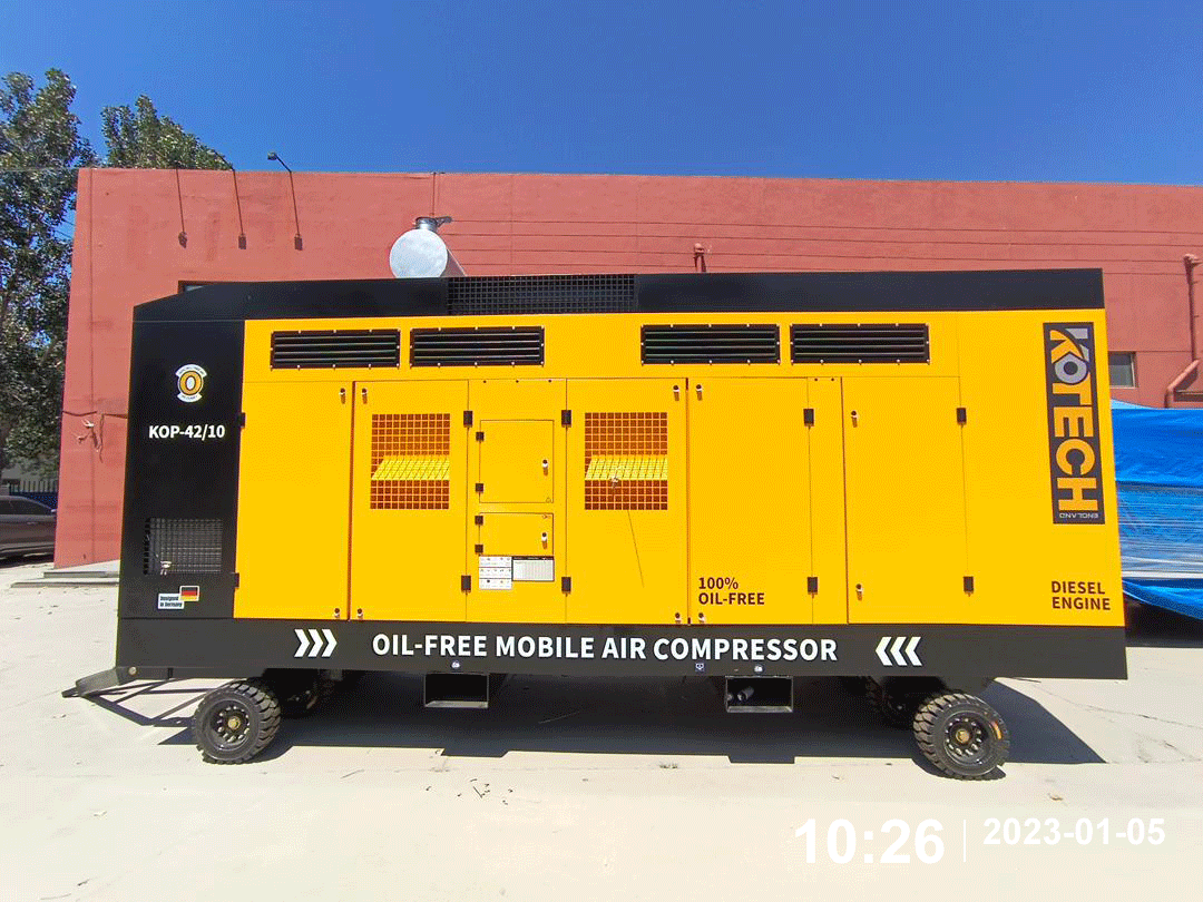 Kotech KOP-42/10 portable compressor ready to ship