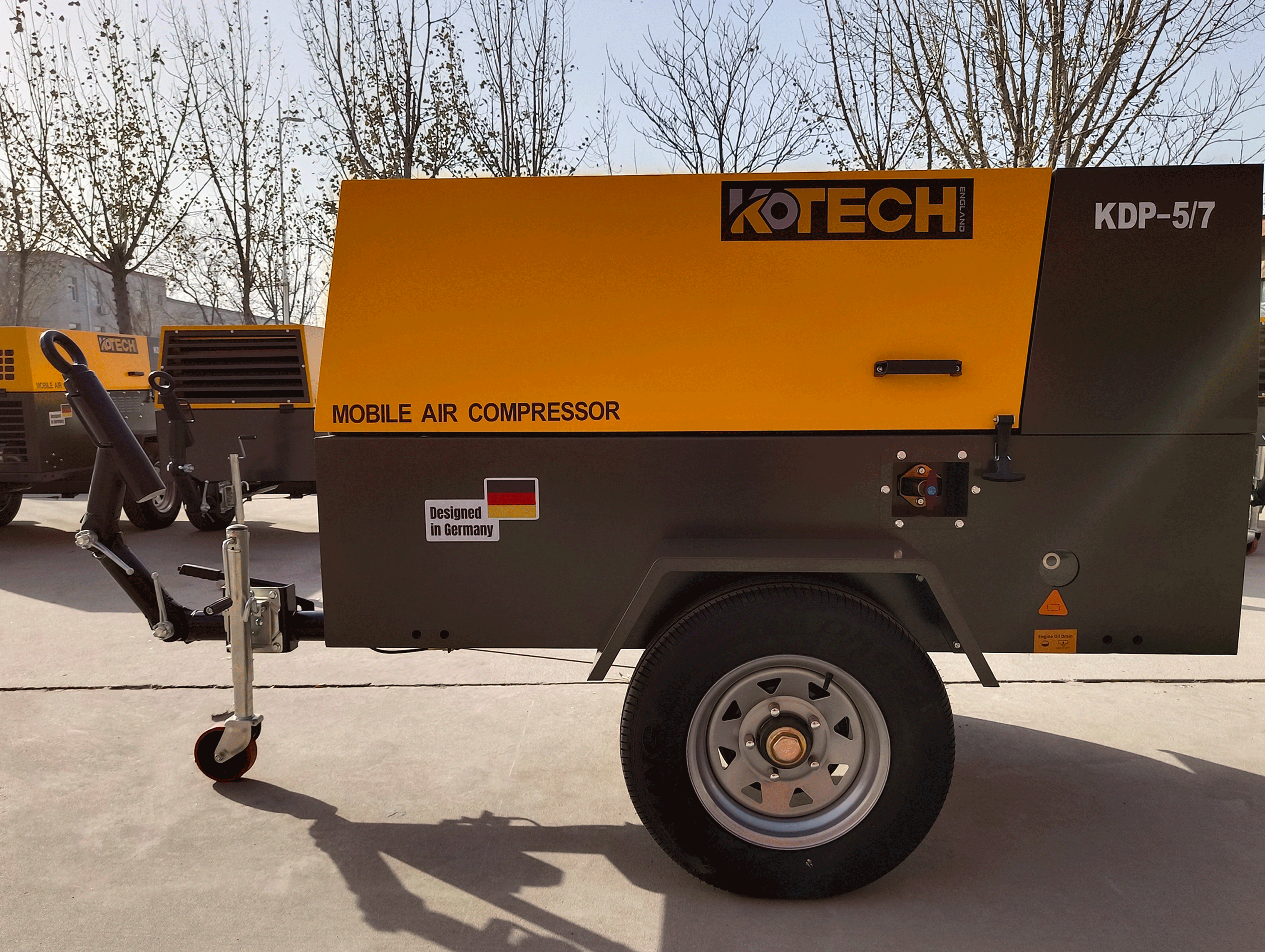 Kotech mobile air compressor KDP5-7