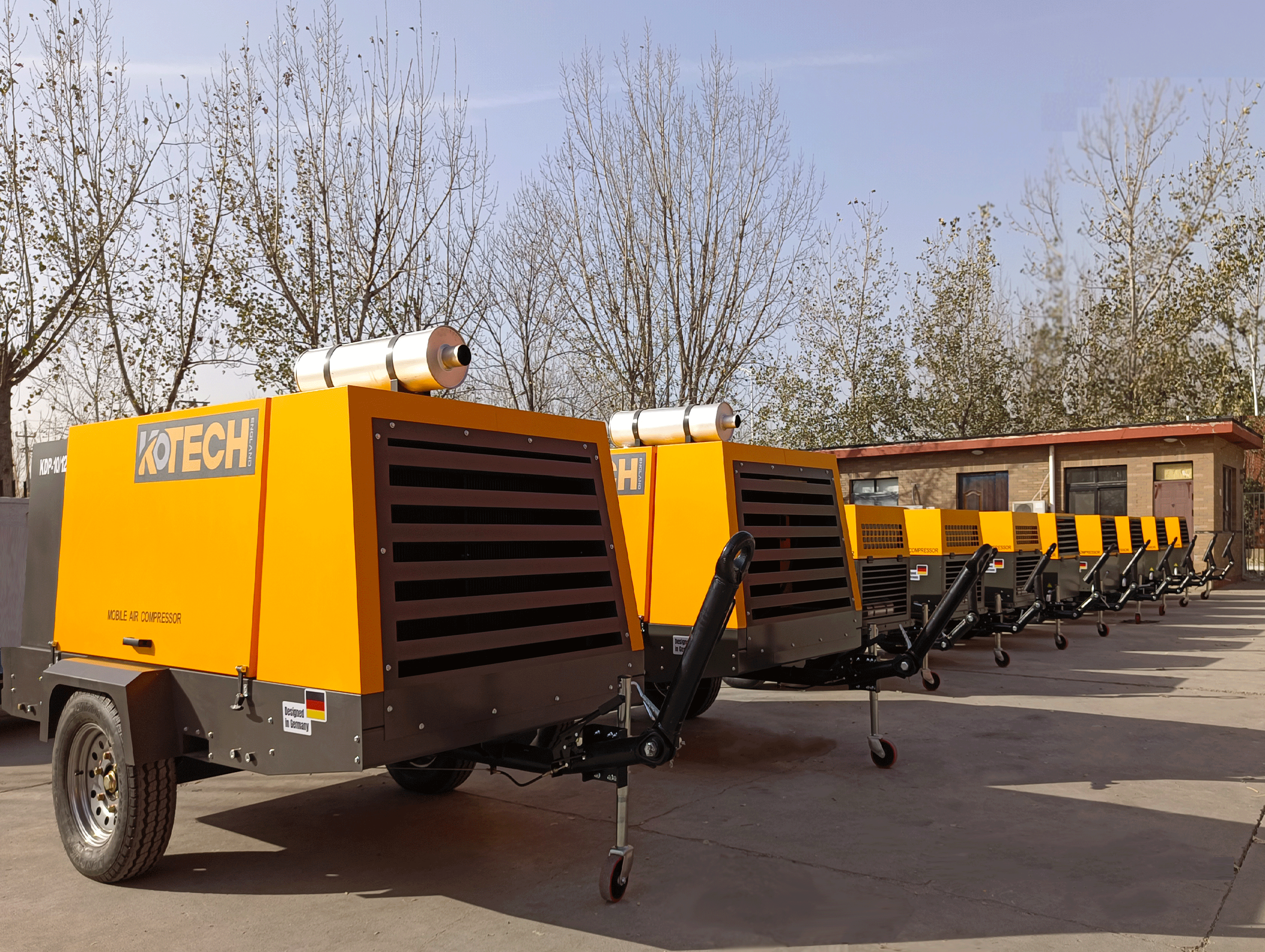KDP Series 5-7 Mobile Diesel Air Compressors