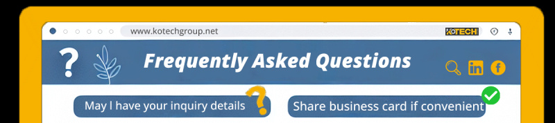 Kotech Frequently Asked Questions