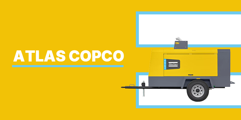 atlas copco portable air compressor brand