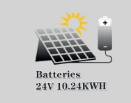 Batteries 24V 10.24KWH