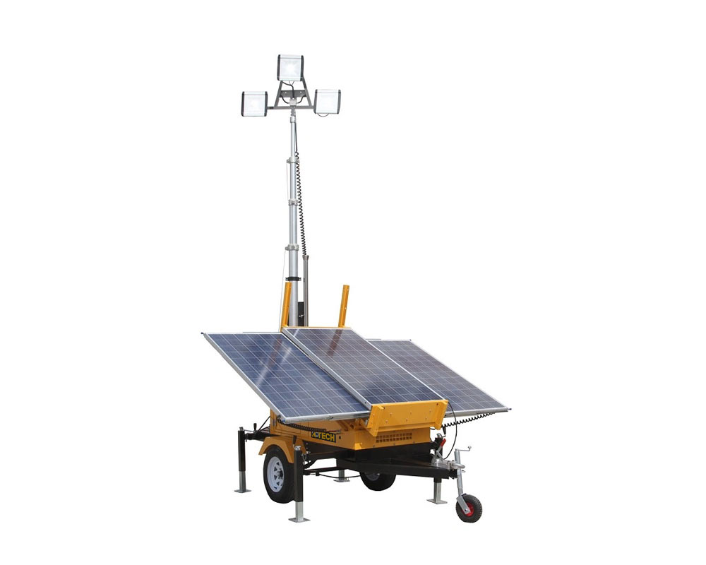 Solar light tower
