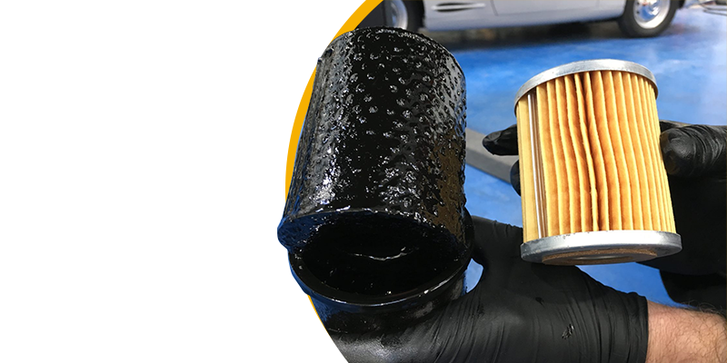 Clean Clogged oil filter
