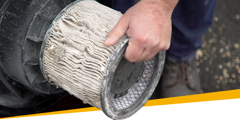 clean Clogged air filter