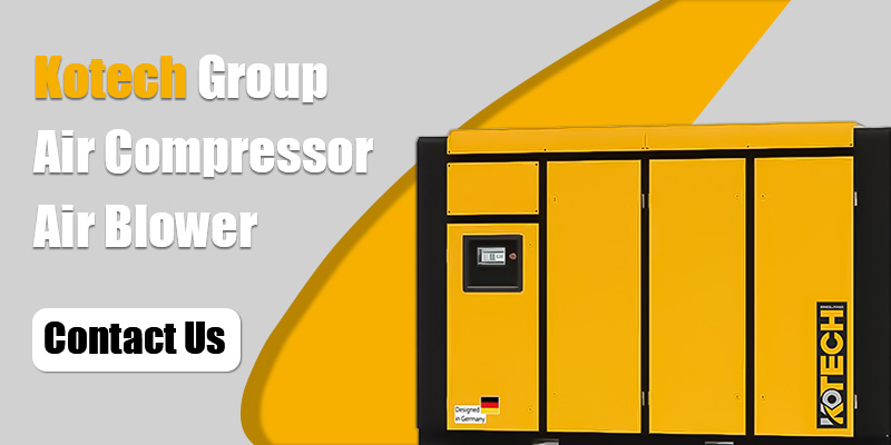 kotech air compressor and air blowe used for aqua fish farm