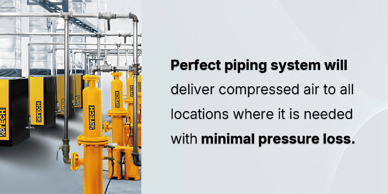 kotech compressed air piping design