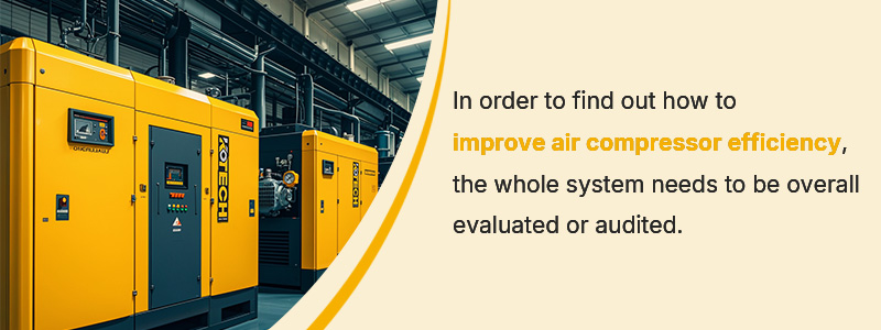 kotech improve air compressor efficiency