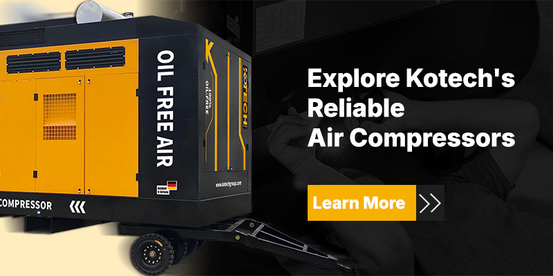 Explore Kotech's reliable air compressors