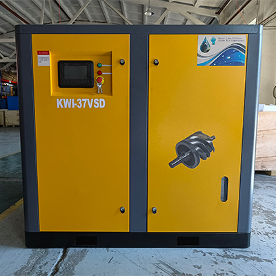 Kotech Oil Free Water Lubricated Screw Air Compressor kwi-37vsd-3