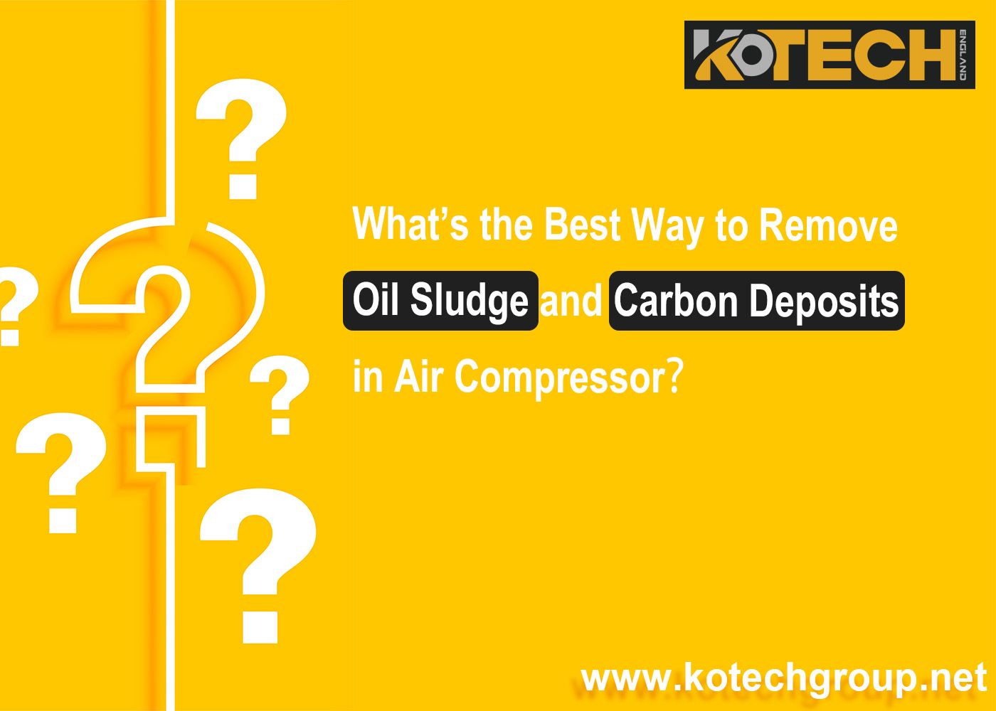 What’s the Best Way to Remove Oil Sludge and Carbon Deposits in Air Compressor