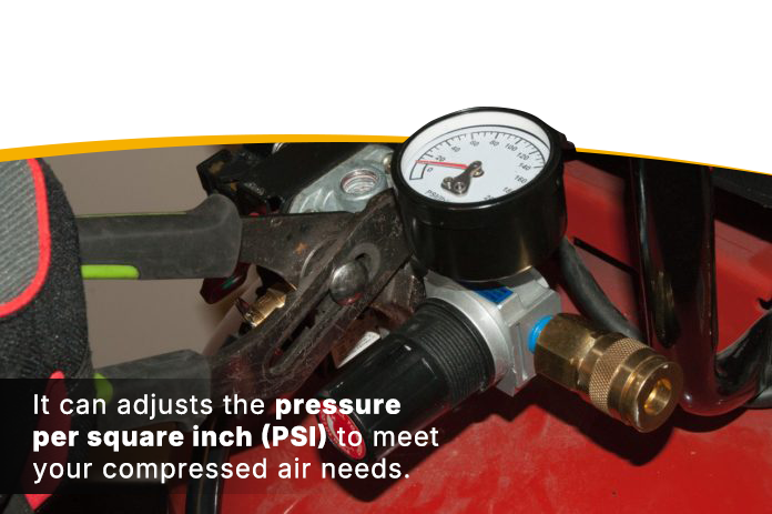 how to regulate pressure on air compressor
