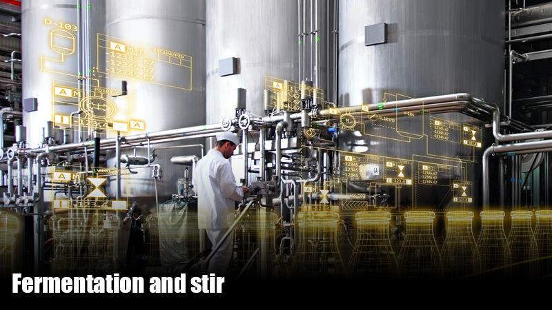 what does compressor do?Fermentation and stir