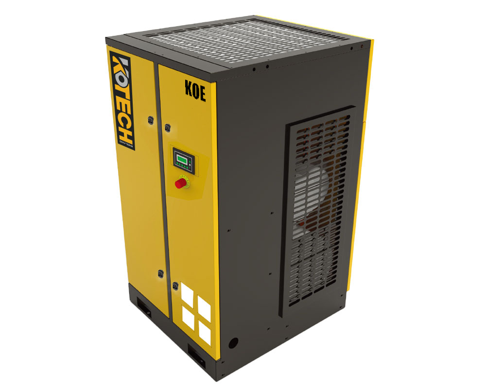 KOE Series 18-75KW Vertical Screw Compressors