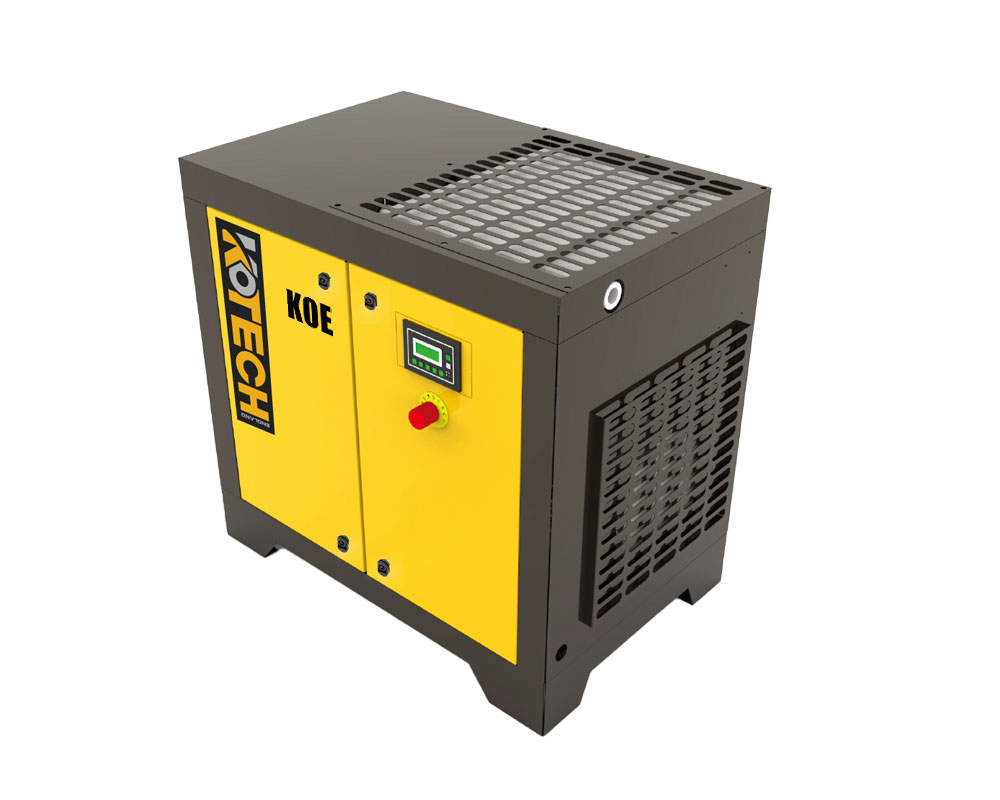 Kotech KOE series 10hp rotary screw air compressor