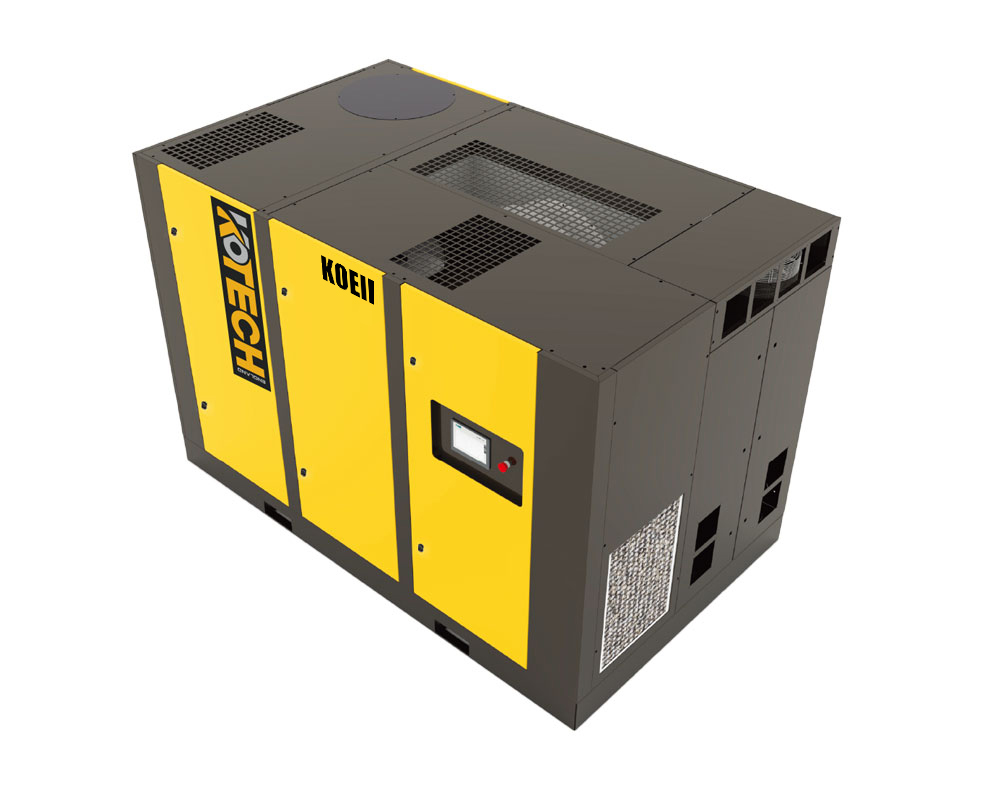 kotech koe II series 90-160kw screw air compressor