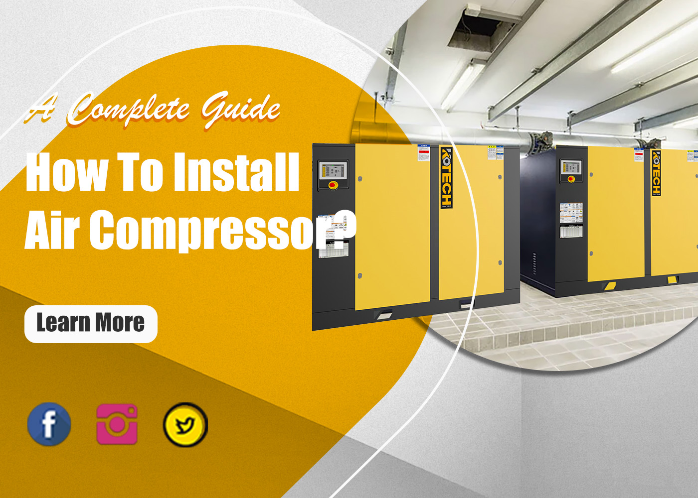 How To Install kotech Air Compressor