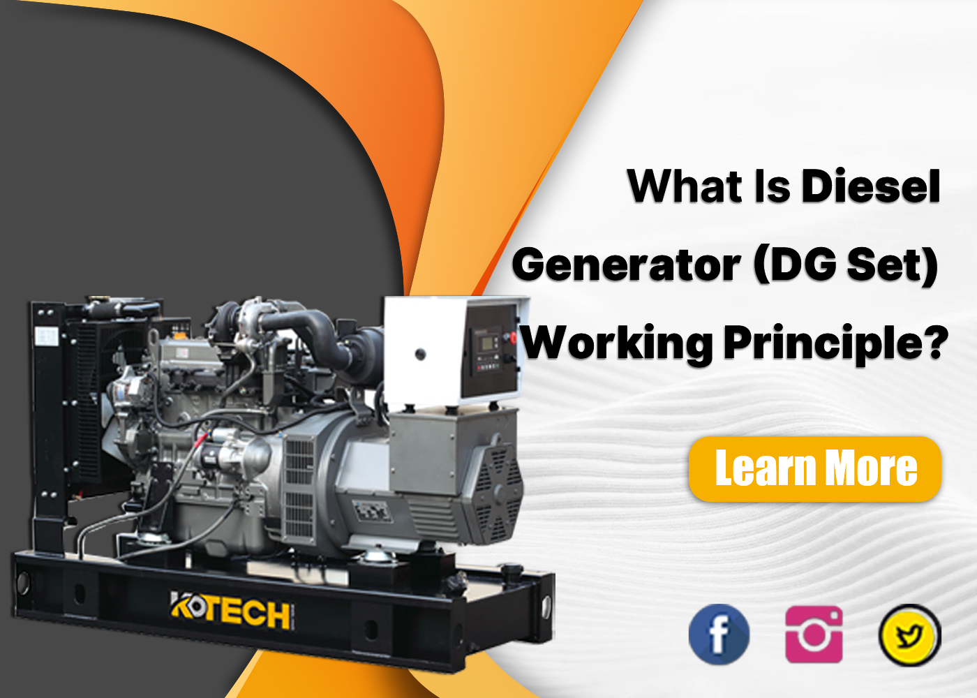What Is Diesel Generator (DG Set) Working Principle