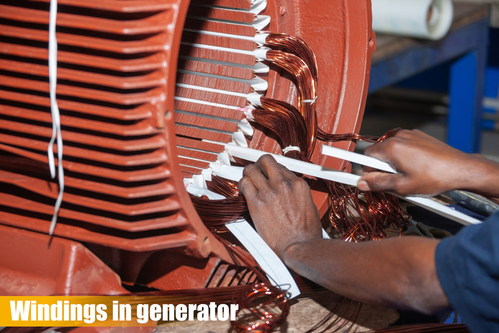 windings in generator