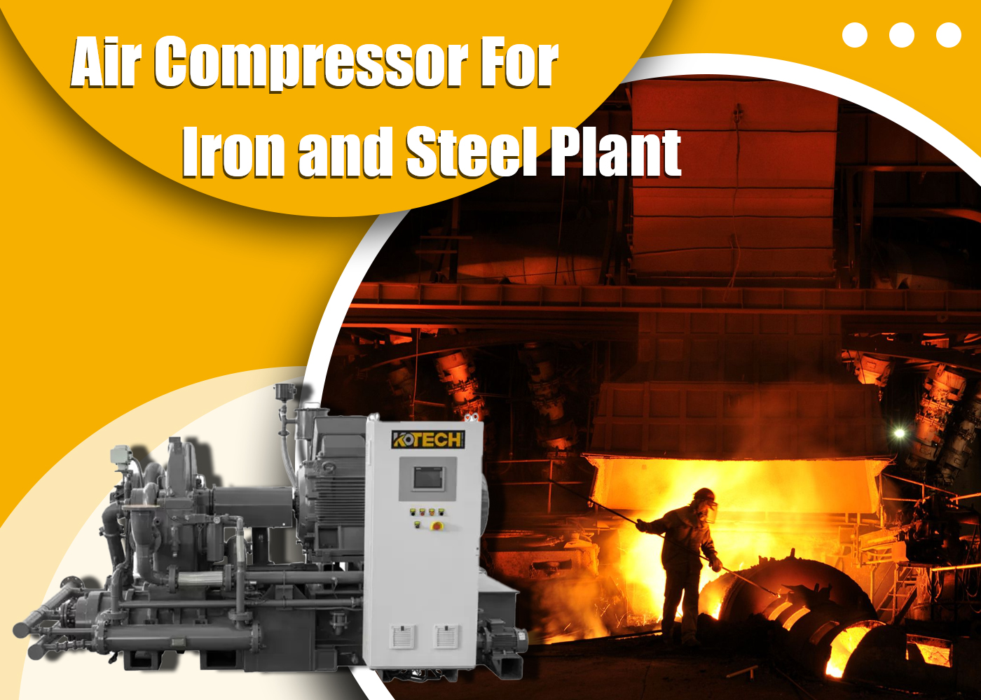 Air Compressor For Iron and Steel Plant