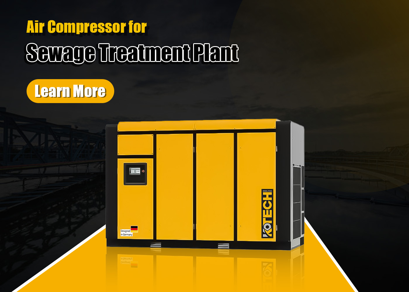 Air Compressor for Sewage Treatment Plant