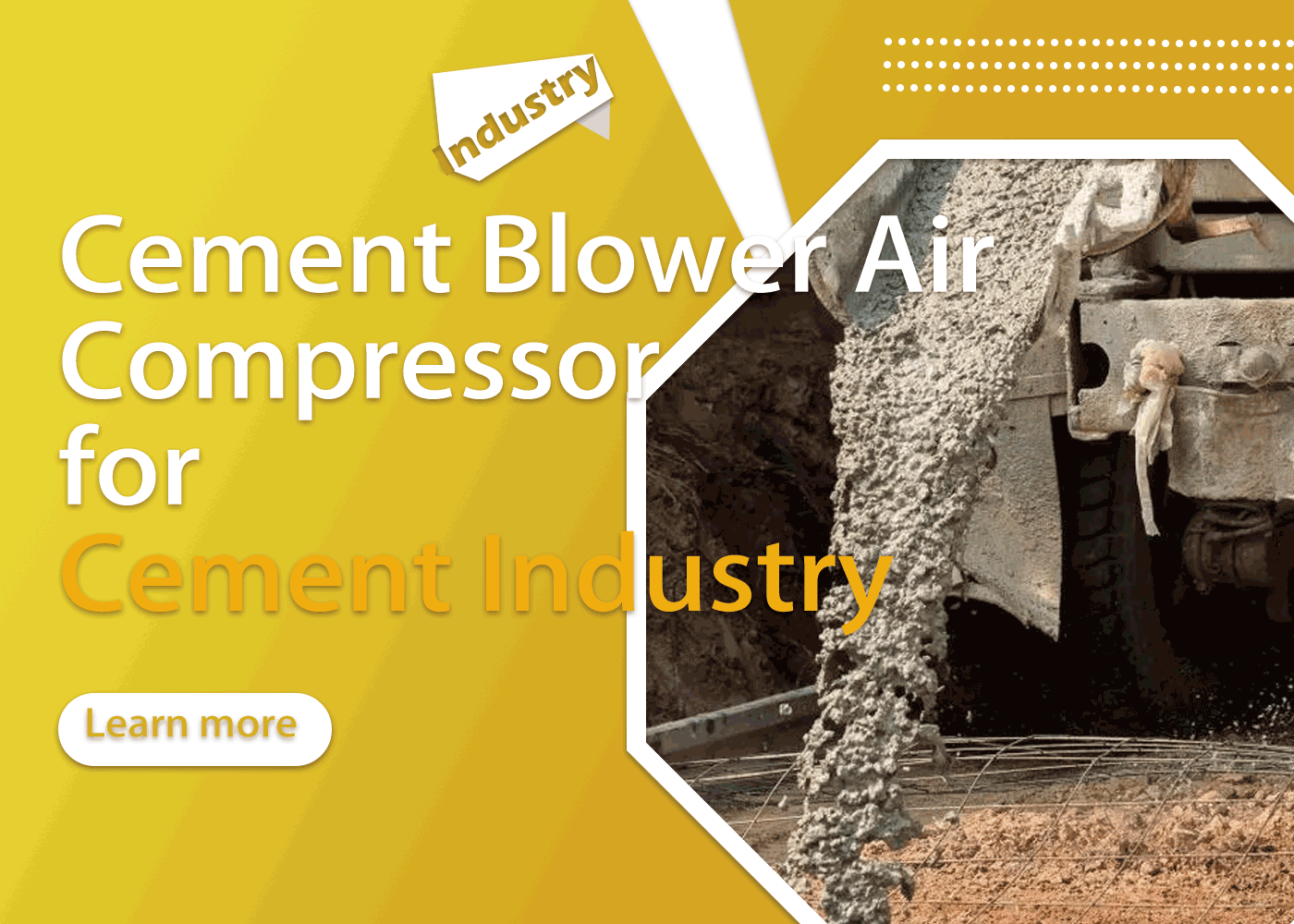 Cement Blower Air Compressor for Cement Industry