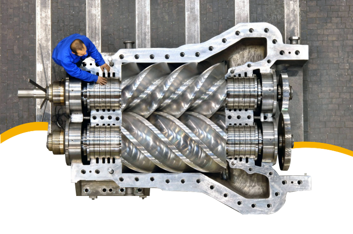 Screw blower