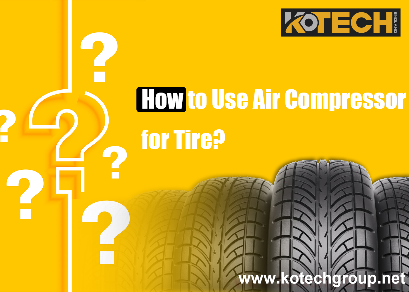 How to Use Air Compressor fot tire