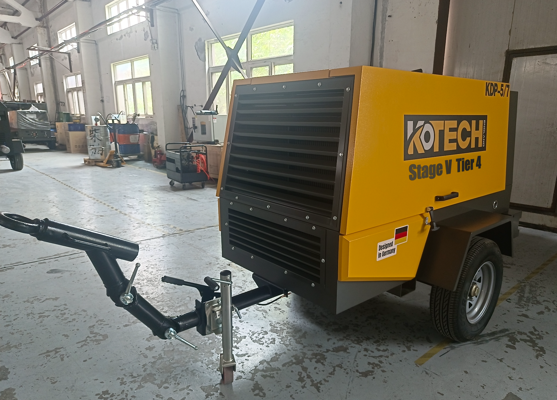 Kotech KDP Seires stageV Tier4 portable air compressor