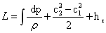  Bernoulli equation 