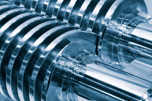 Internal structure of gear compressors
