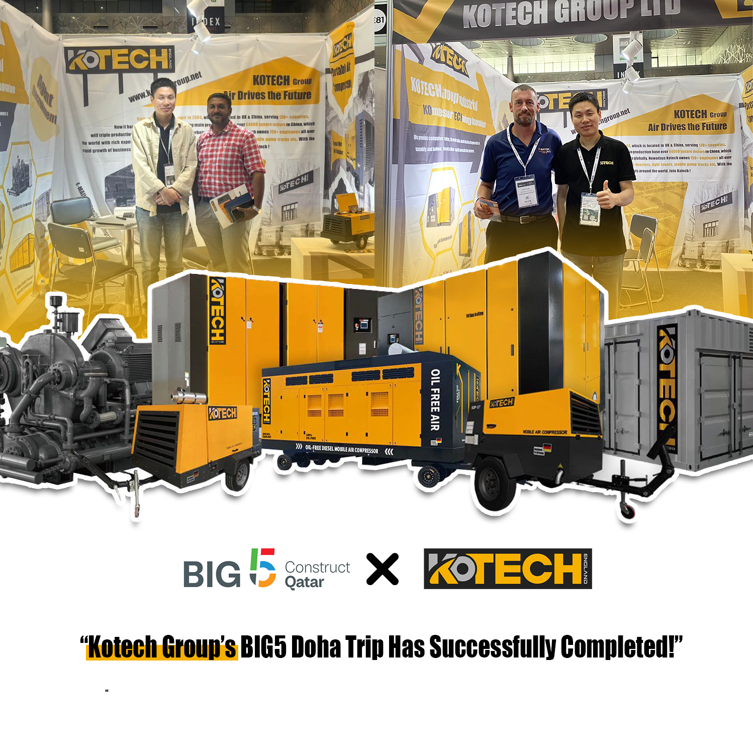 Kotech Group’s BIG5 Doha Trip Has Successfully Completed!