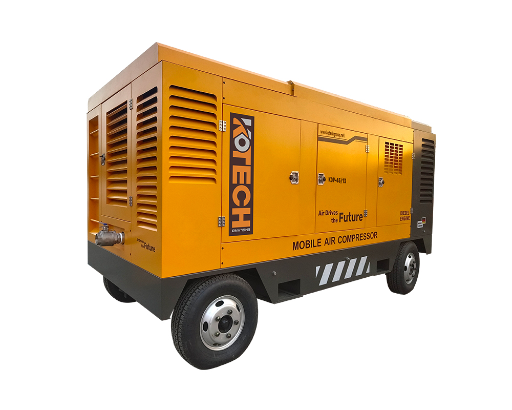 KDP Series 1600CFM Mobile Air Compressor for oil&gas Industry