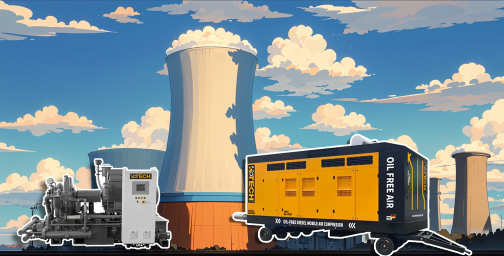 Kotech compressor for nuclear power plant