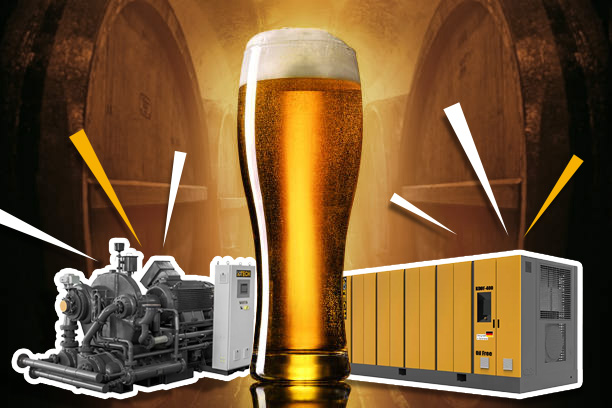 Beer air compressor