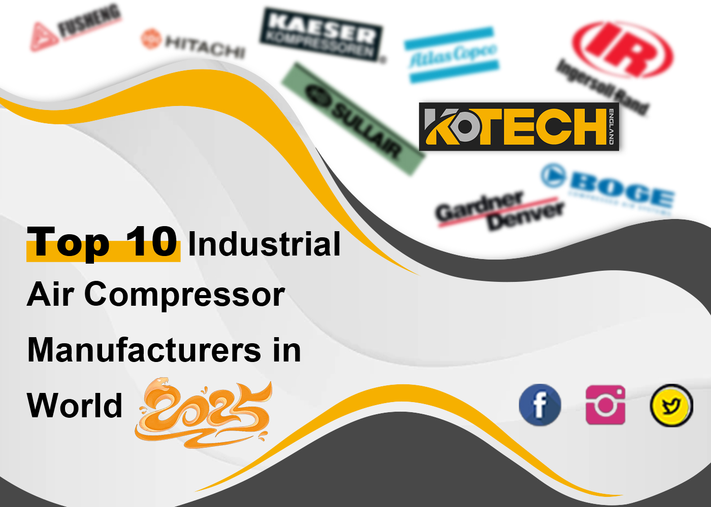 Top 10 Industrial Air Compressor Manufacturers in World 2025