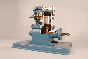Open type compressor structure