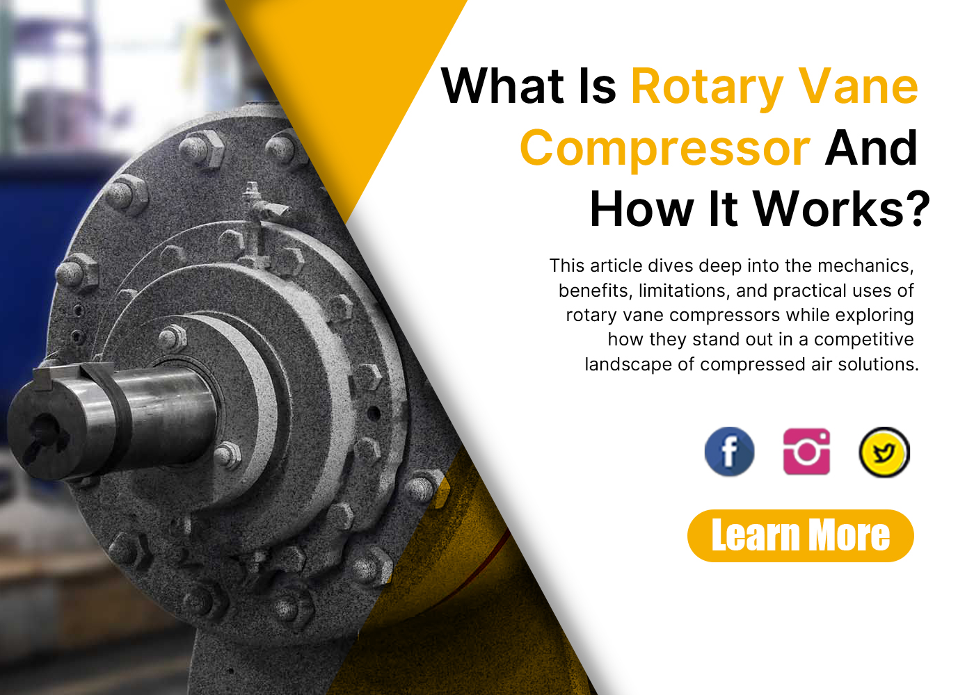 What Is Rotary Vane Compressor And How It Works