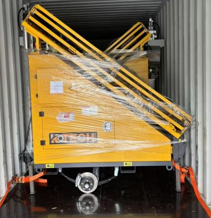 Kotech solar light tower in container