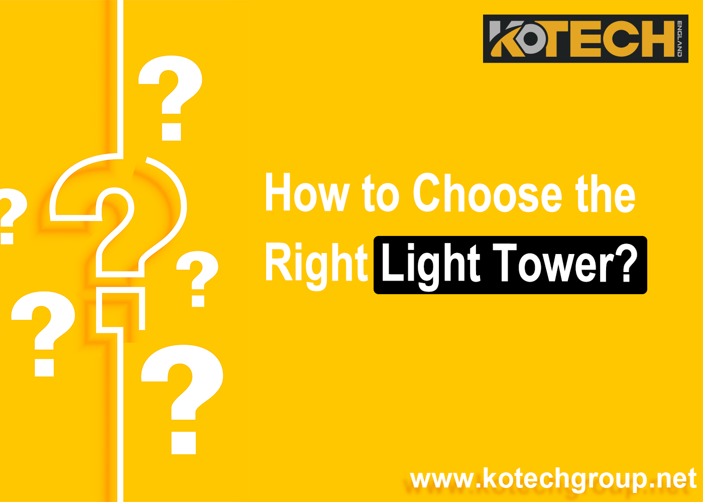 How to Choose the Right Light Tower