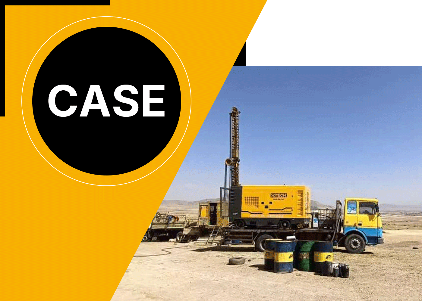 Kotech Portable Diesel Air Compressors Revolutionize Desert Well Drilling